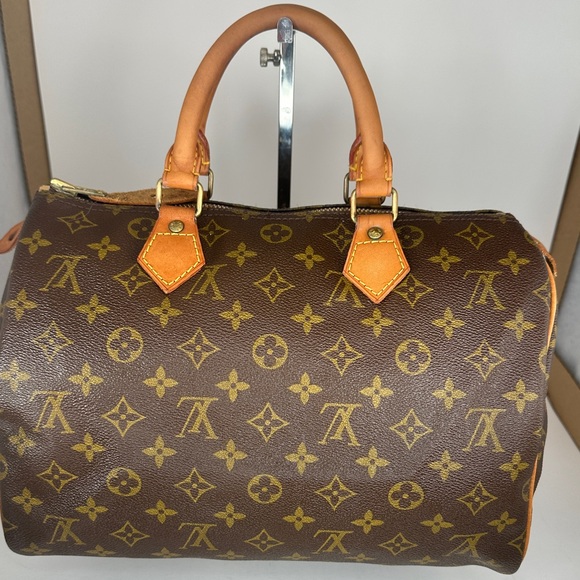 Louis Vuitton Speedy 30 from 1982 with COA date code: 822SA - Picture 14 of 17